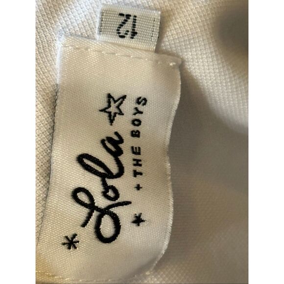 Lola The Boys Girl's Rhinestone Embellished Sweatshirt & Pants Set Gray Size 12 - Picture 7 of 15